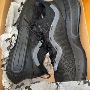 Under Armour Black and Gray Sneakers